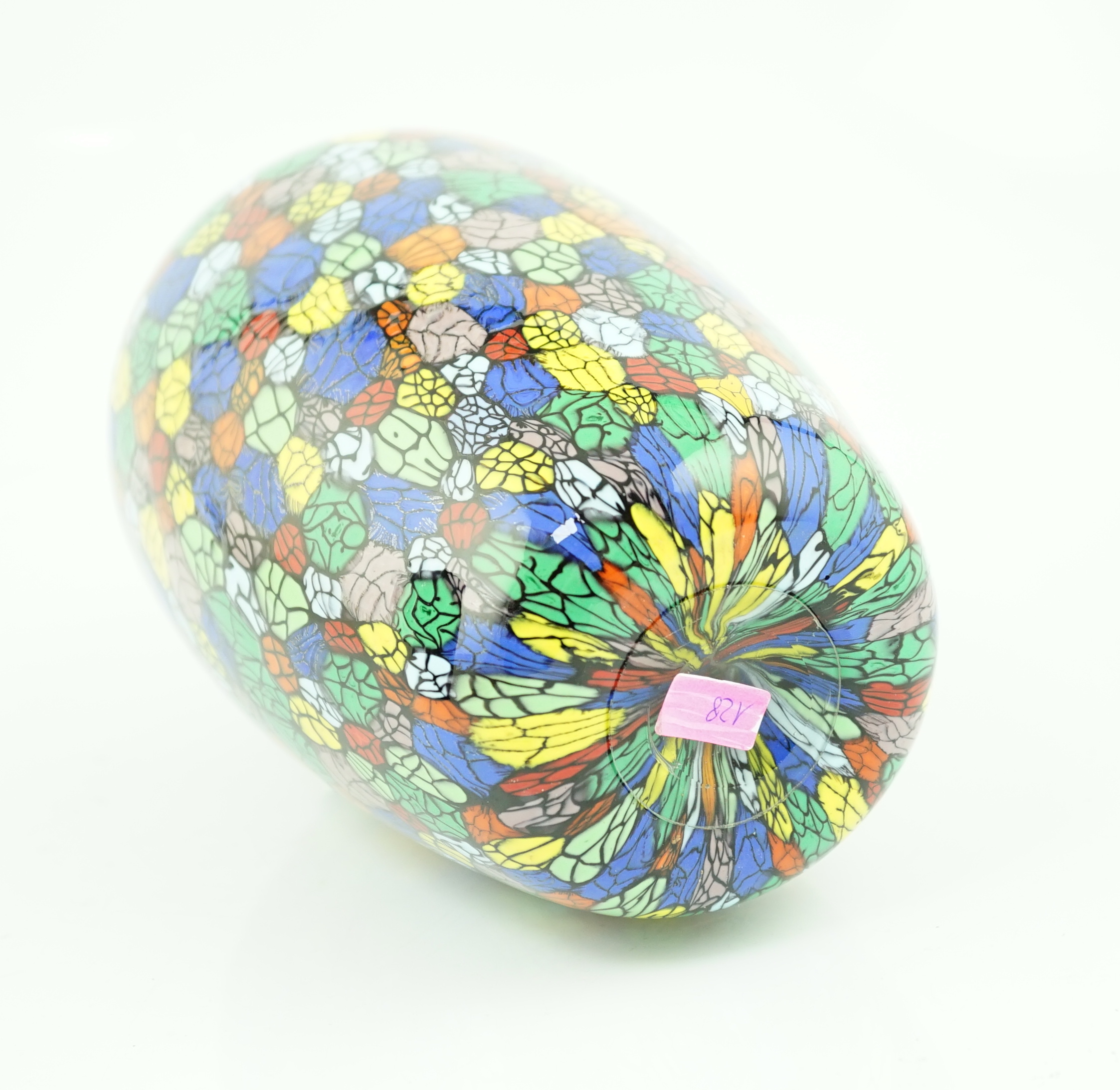 Vittorio Ferro (1932-2012), a Murano glass Murrine vase